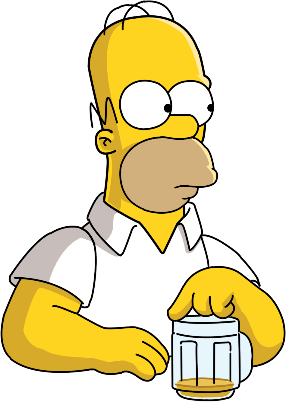 Homer sipmsons con Birra